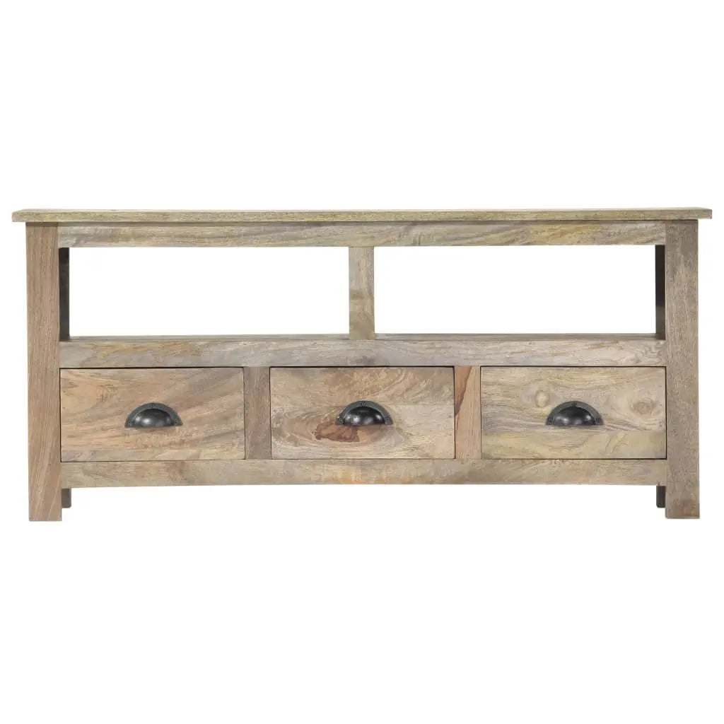 TV Cabinet Solid Mango Wood Living with Luxury