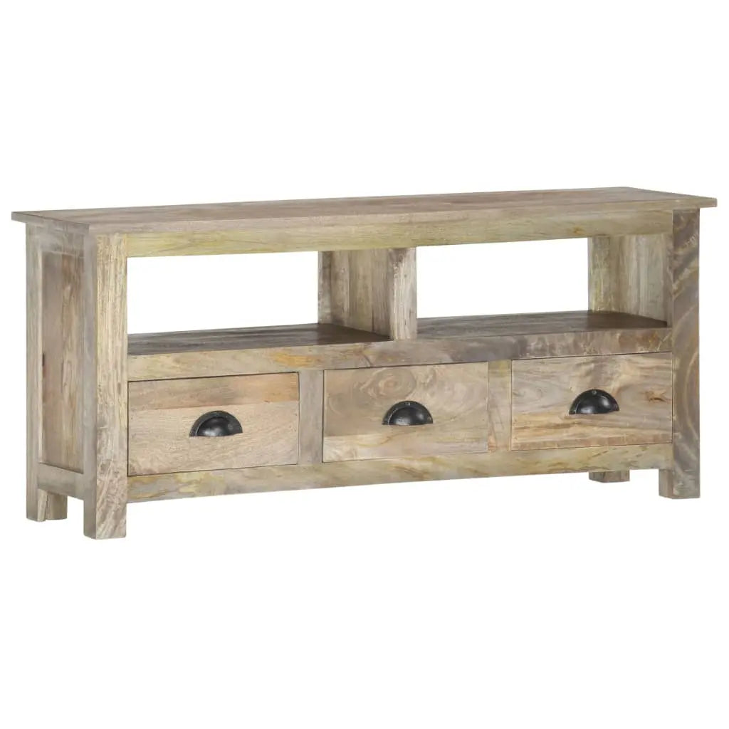 TV Cabinet Solid Mango Wood Living with Luxury