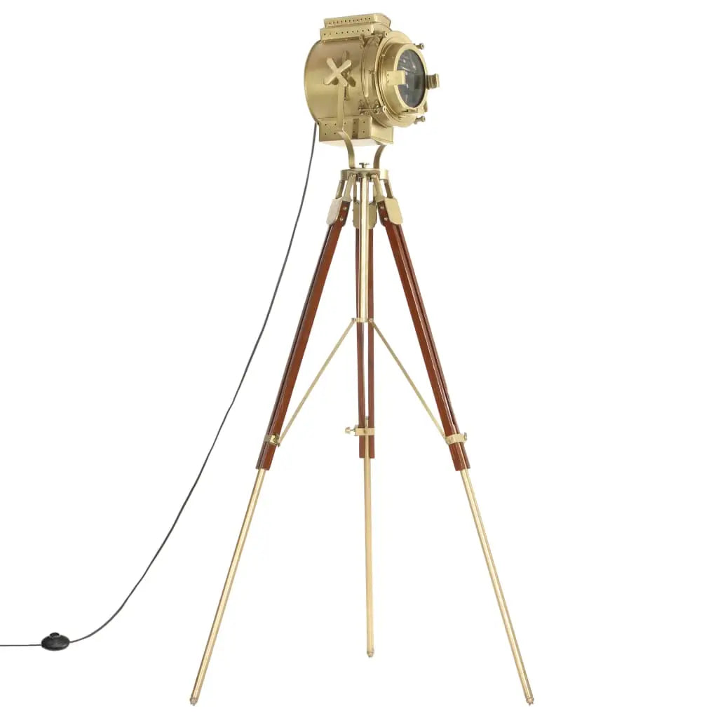 Tripod Floor Lamp Solid Mango Wood 193 cm Living with Luxury