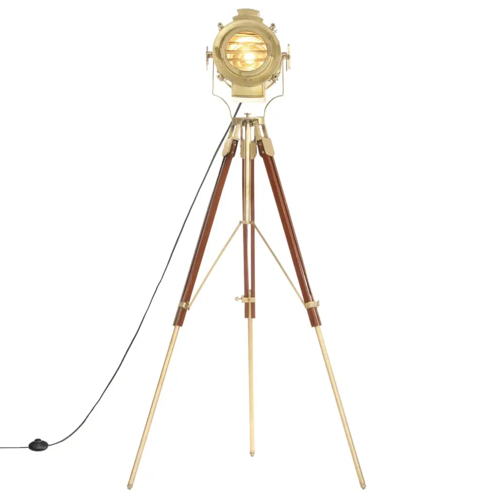 Tripod Floor Lamp Solid Mango Wood 193 cm Living with Luxury
