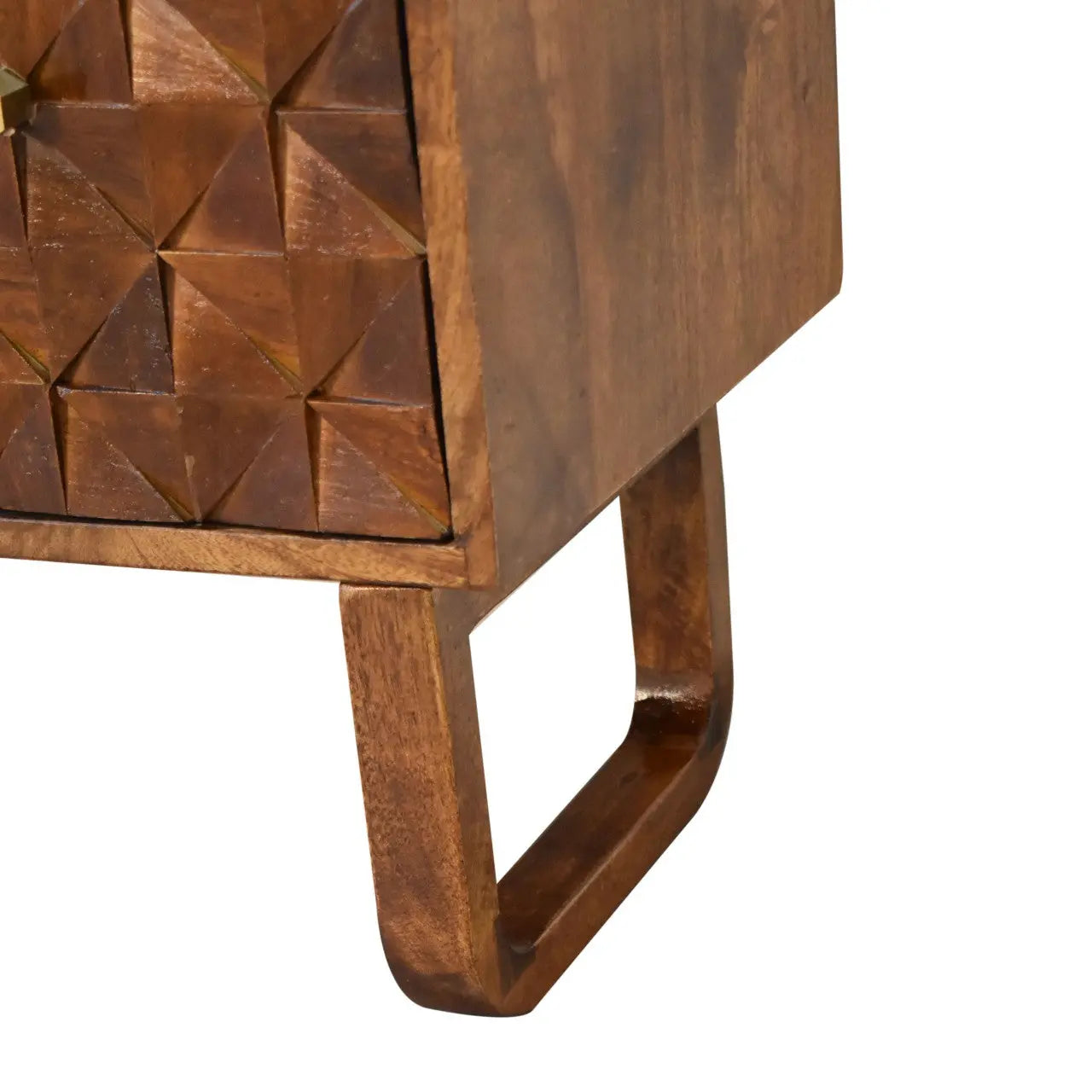'U' Chestnut Pineapple Bench Living with Luxury