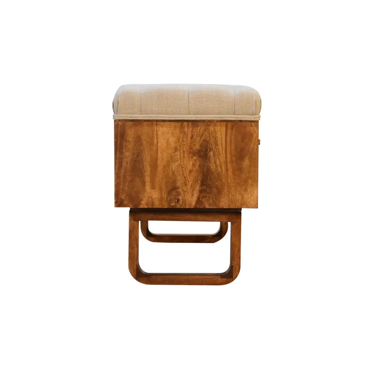 'U' Chestnut Pineapple Bench Living with Luxury