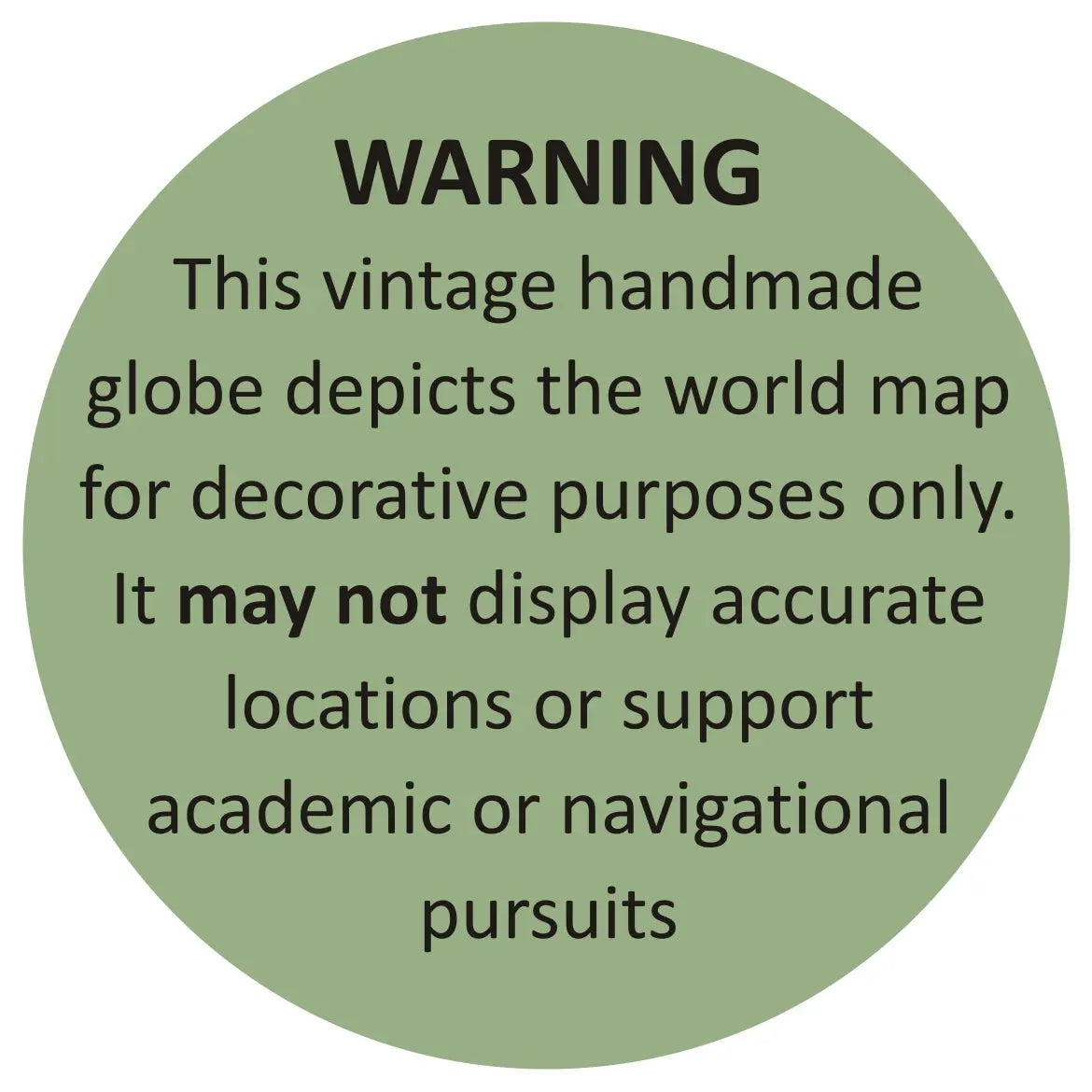 Brass Antique Tripod Globe - Living with Luxury