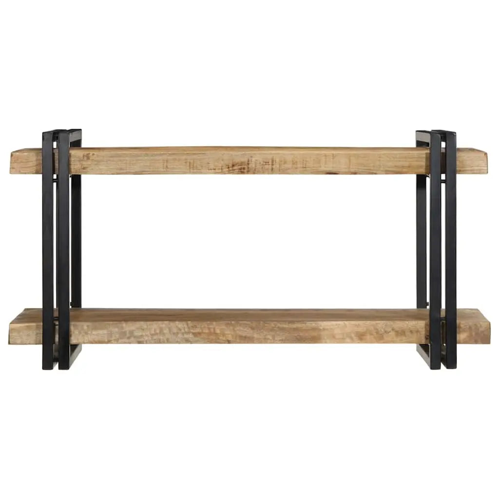 Wall Shelf Solid Rough Wood Mango Living with Luxury