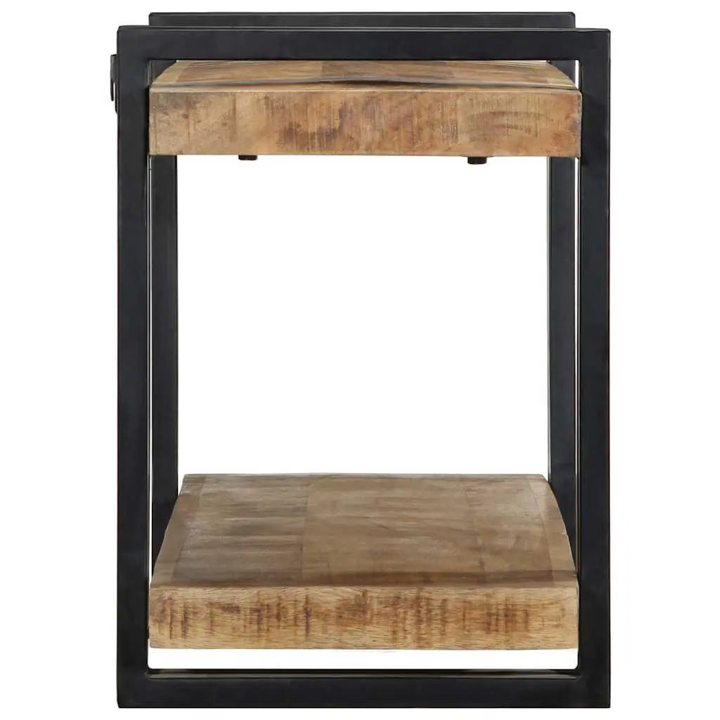 Wall Shelf Solid Rough Wood Mango Living with Luxury