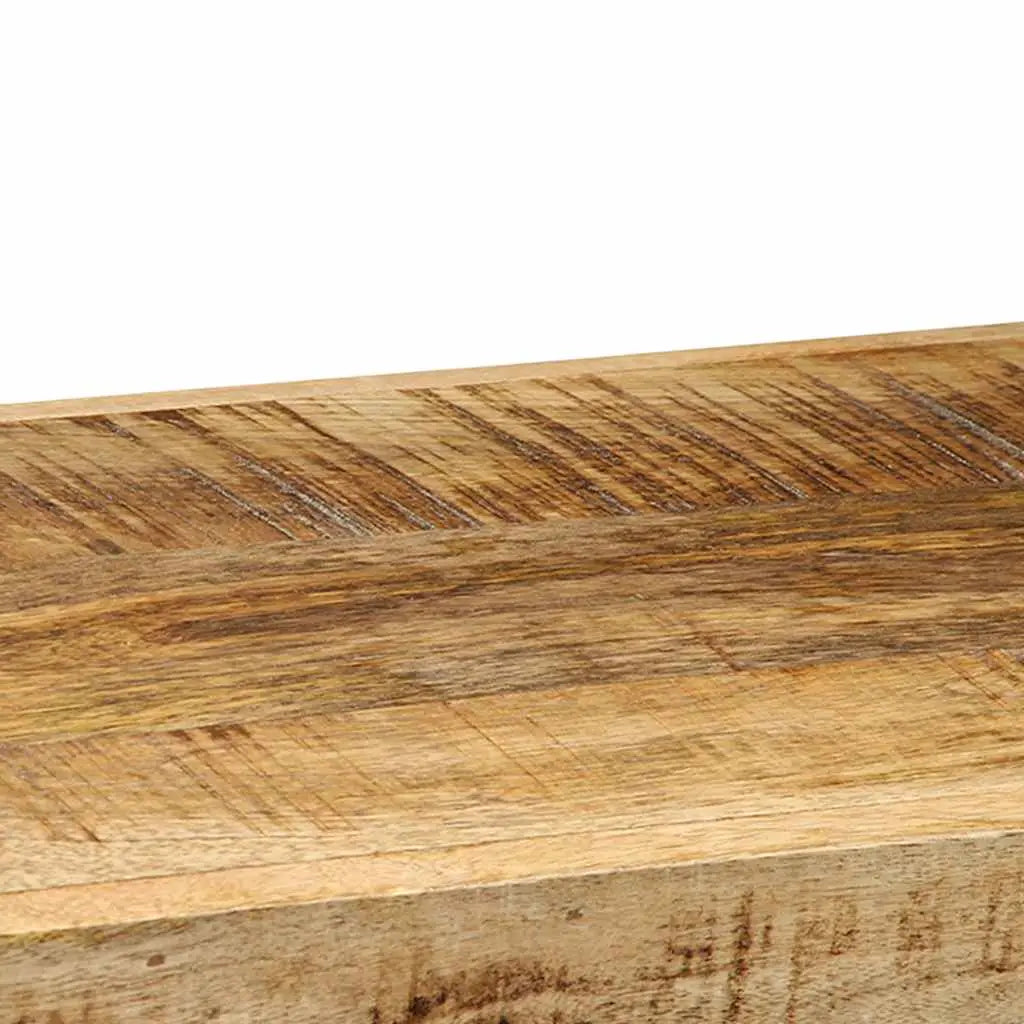 Wall Shelf Solid Rough Wood Mango Living with Luxury
