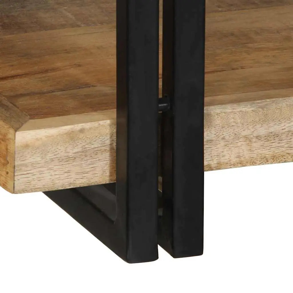 Wall Shelf Solid Rough Wood Mango Living with Luxury