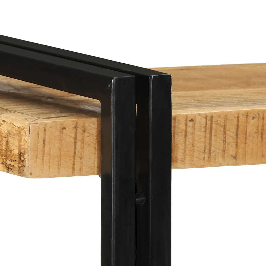Wall Shelf Solid Rough Wood Mango Living with Luxury