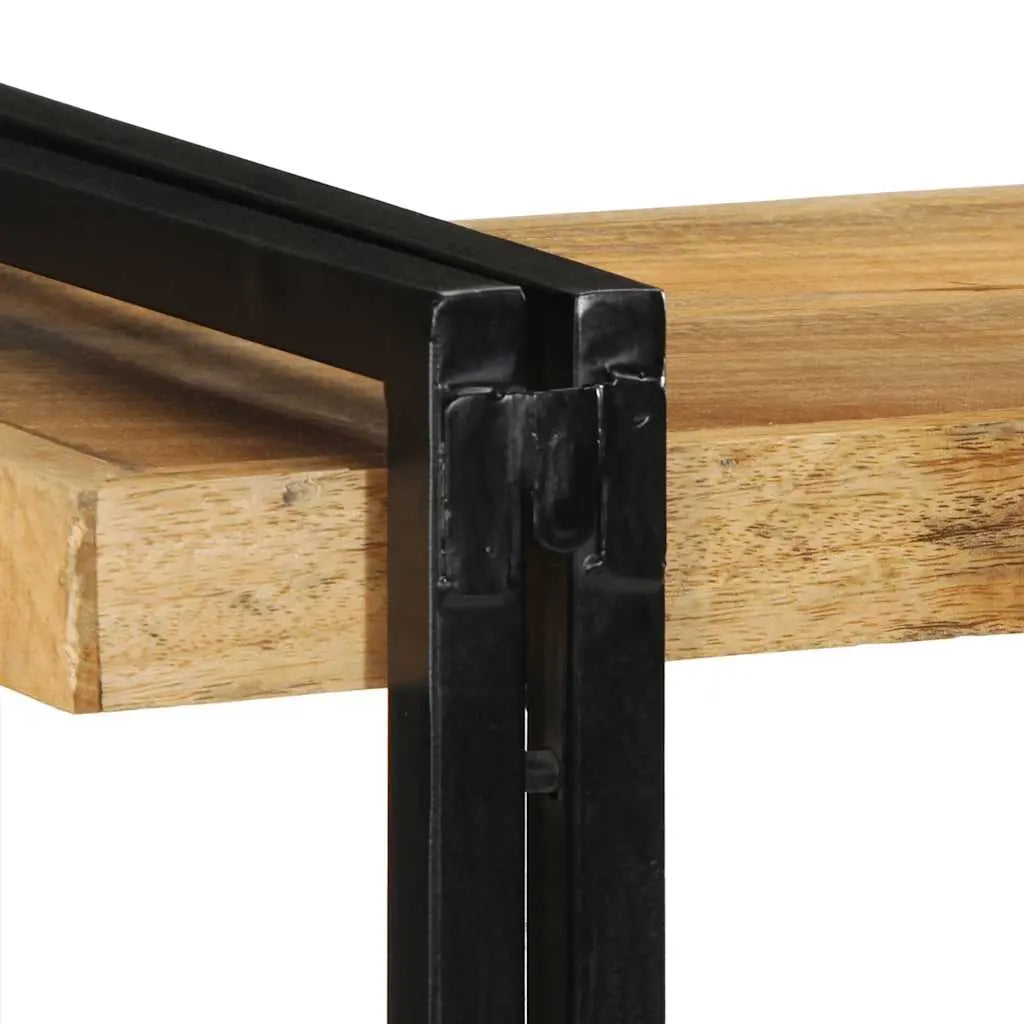 Wall Shelf Solid Rough Wood Mango Living with Luxury