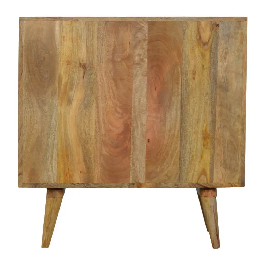 3 Drawer Zig-Zag Patterned Patchwork Chest - Living with Luxury