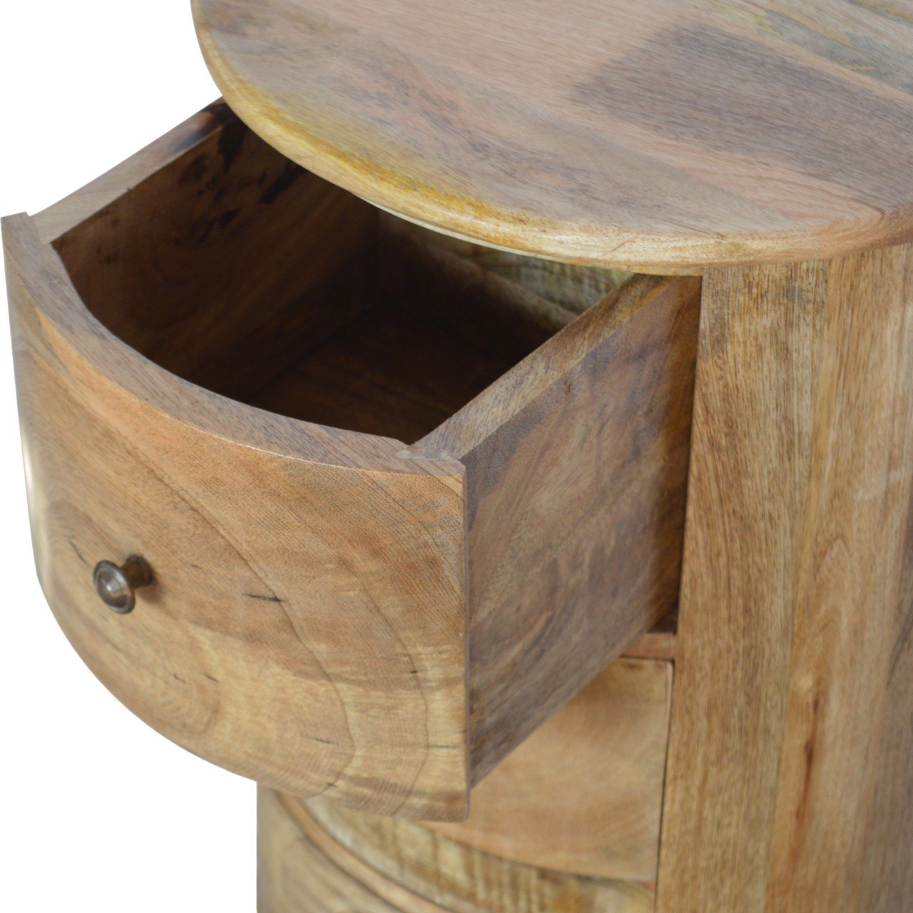 3 Drawer Serpentine Drum Chest Living with Luxury