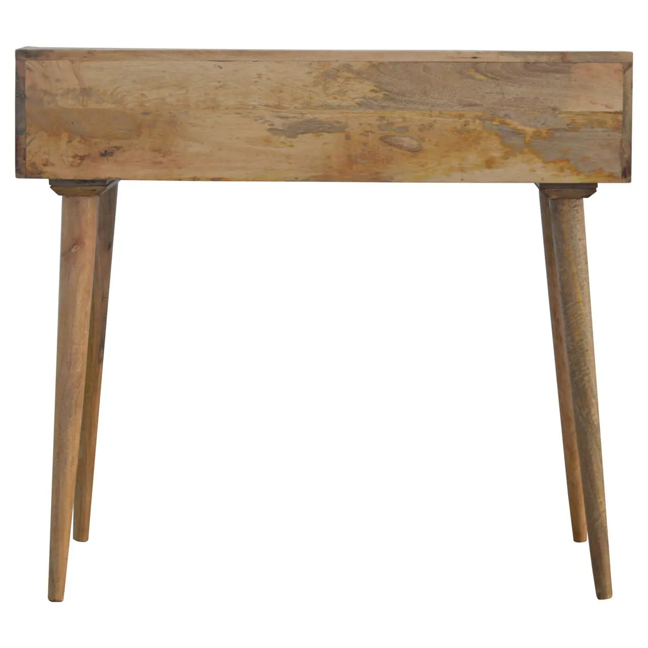 Gallery Back Shell Writing Desk in Modern Home Office Setup