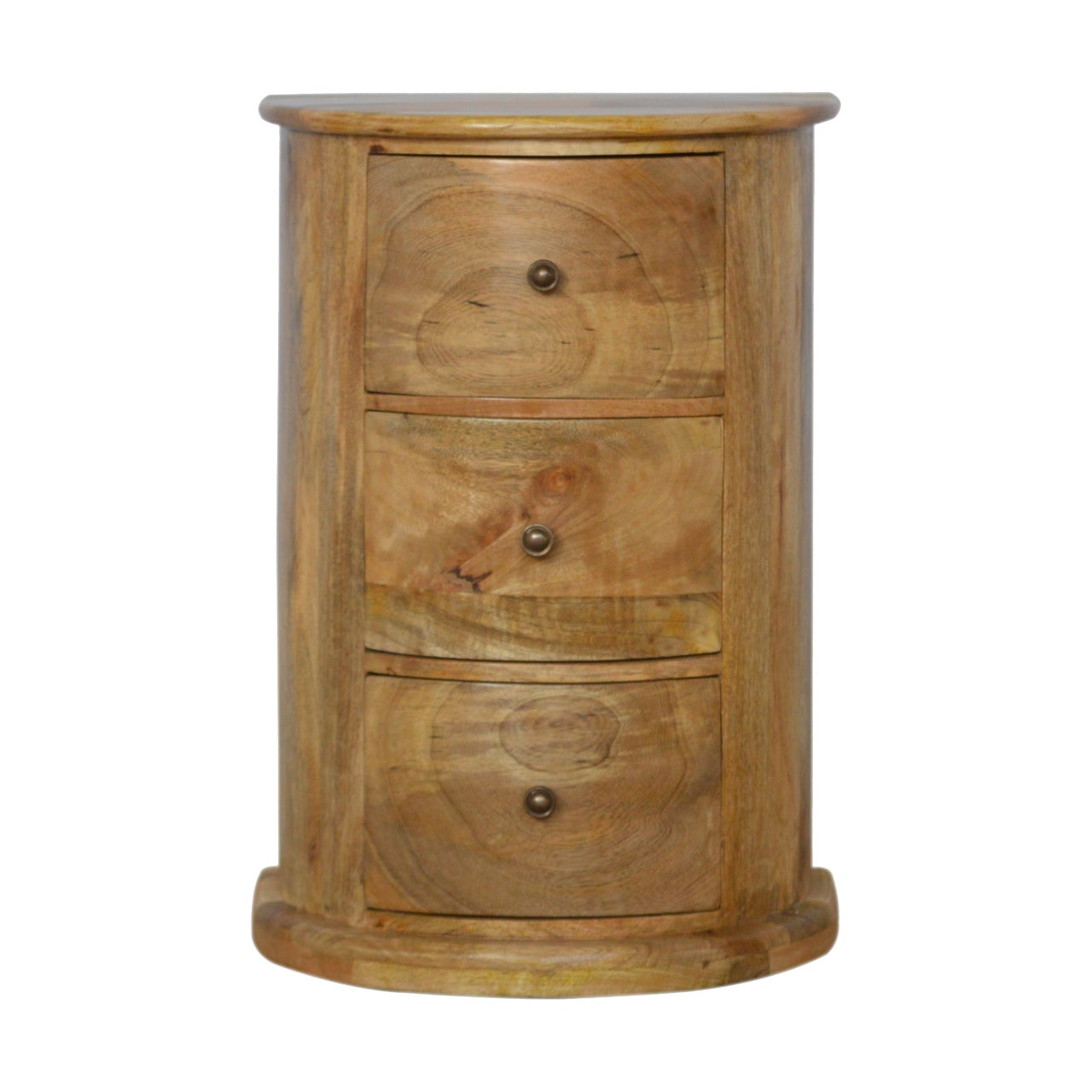 3 Drawer Serpentine Drum Chest Living with Luxury