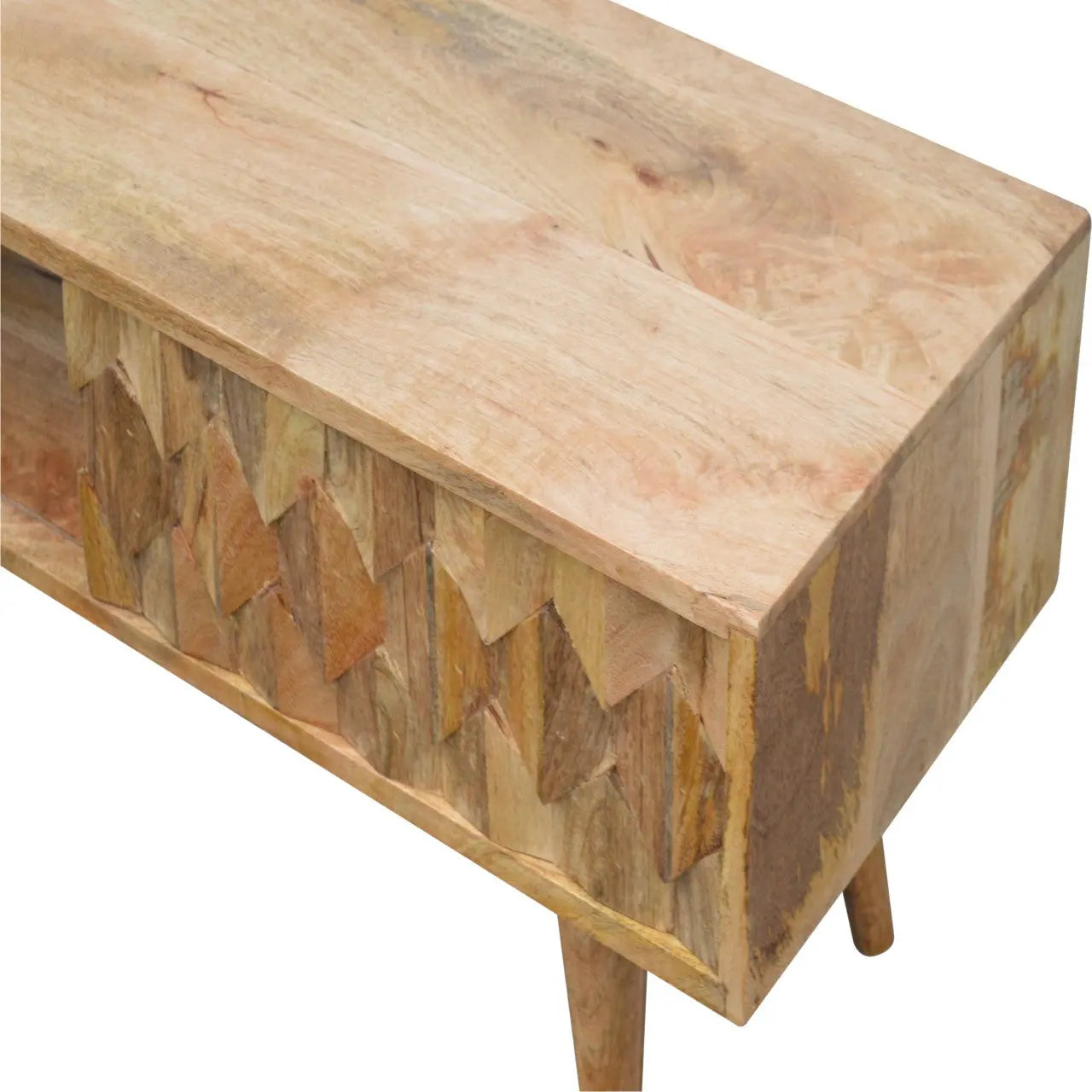 Pineapple Carve Sliding Media Unit - Living with Luxury