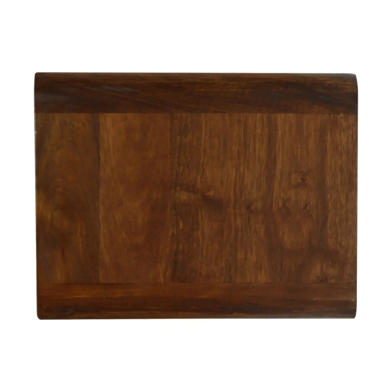 Floating Curved Chestnut Bedside - Living with Luxury