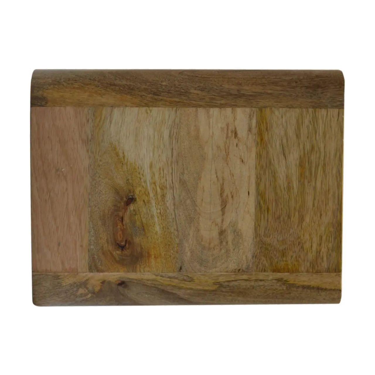 Oak-ish 2 Drawer Floating Bedside - Living with Luxury