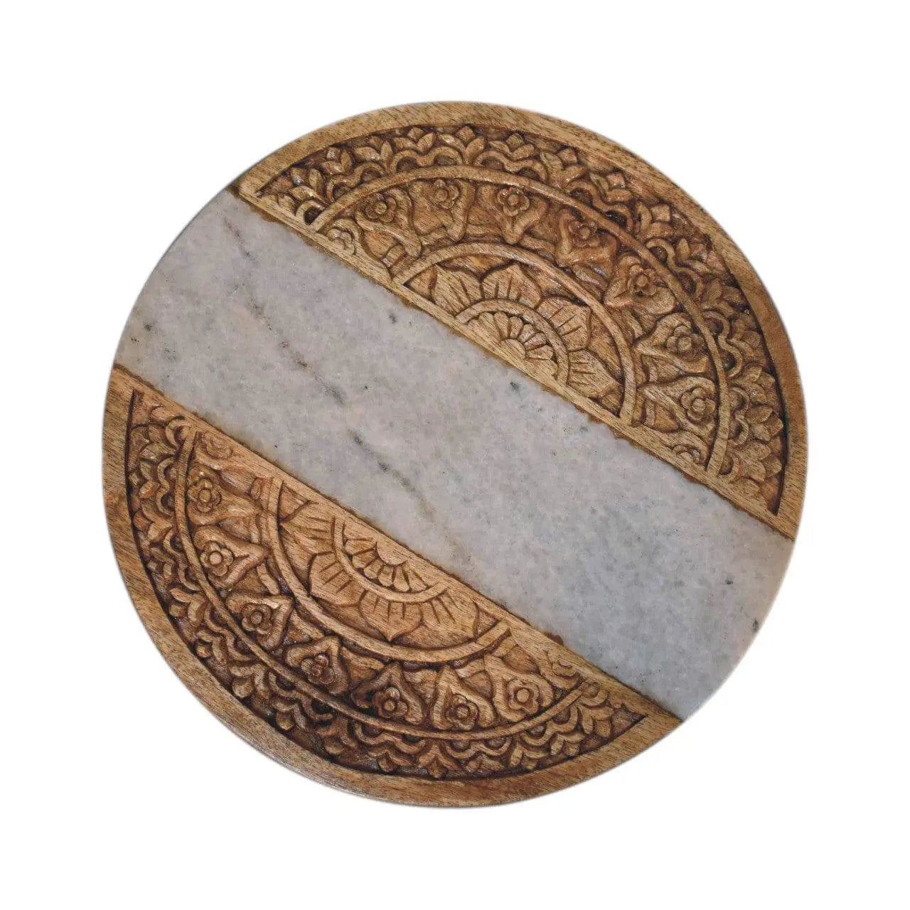 Round Marble Chopping Board - Living with Luxury