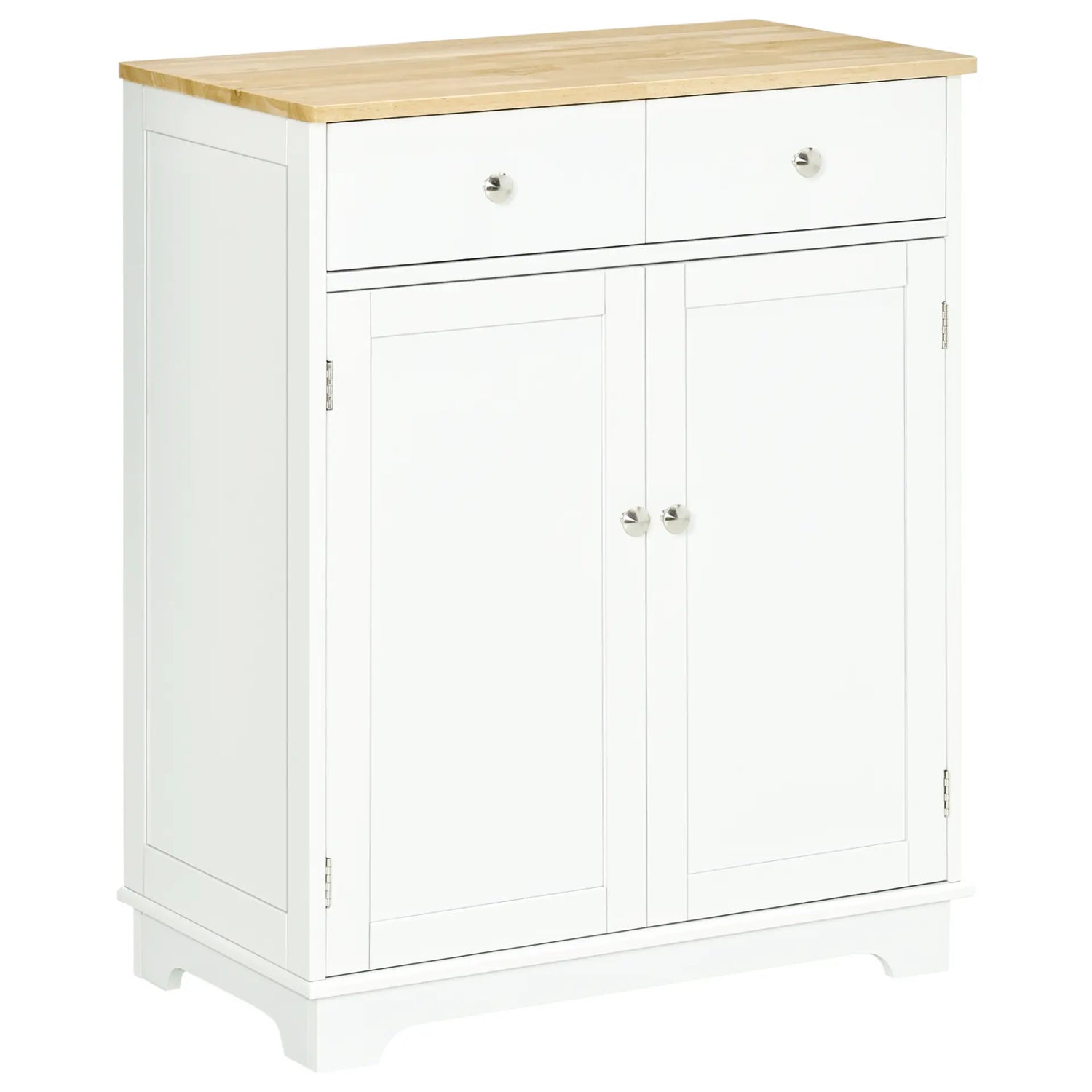 Kitchen Floor Cabinet Side Storage Cupboard Multi-use Sideboard Table - Living with Luxury