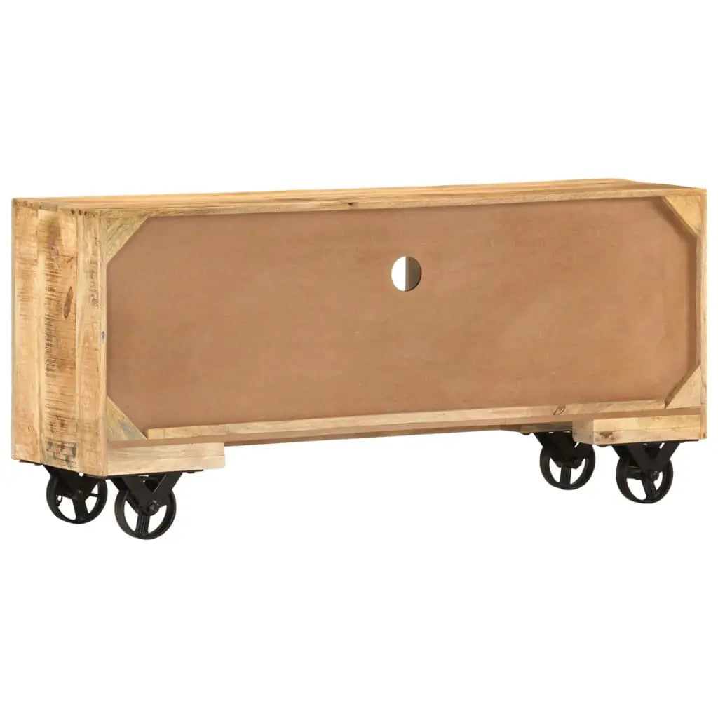 TV Cabinet Rough Mango Wood - Living with Luxury
