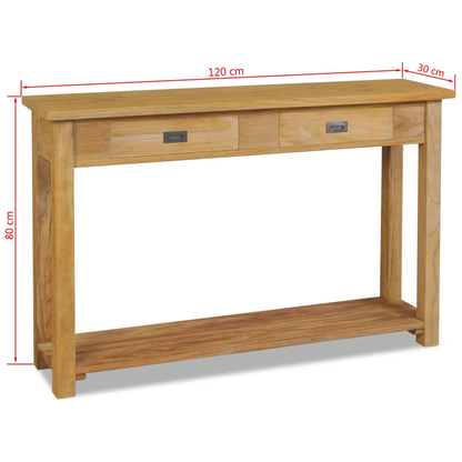 Console Table Solid Teak - Living with Luxury