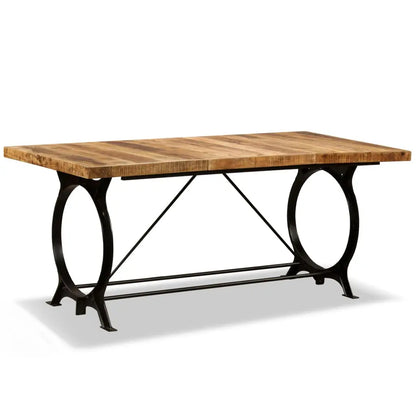 Dining Table Solid Rough Mango Wood 180 cm - Living with Luxury