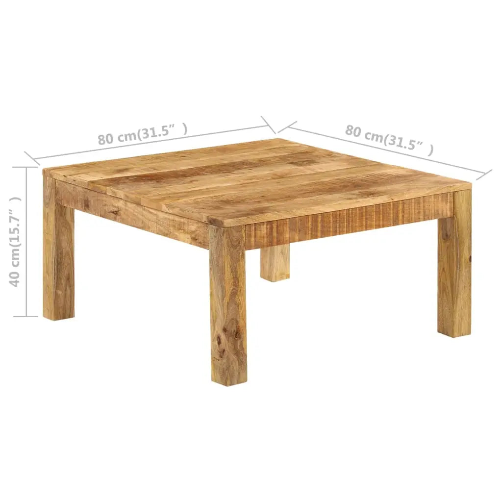 Coffee Table Solid Mango Wood - Living with Luxury