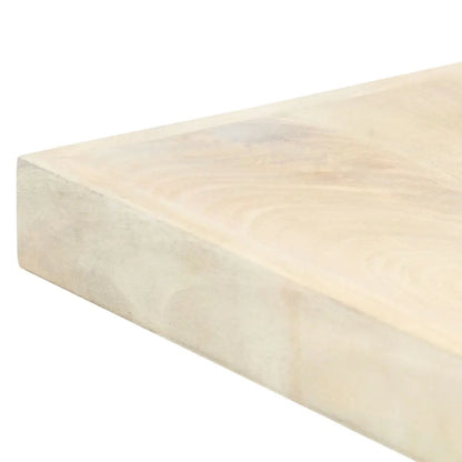 Dining Table White Solid Mango Wood - Living with Luxury