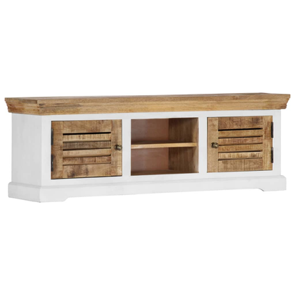 TV Cabinet Solid Mango Wood Living with Luxury