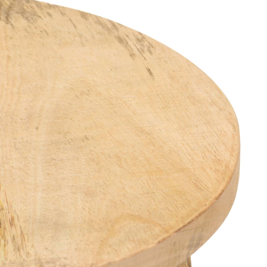 Bar Stools 2 pcs Solid Mango Wood Living with Luxury