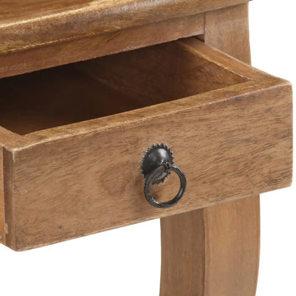 Bed Cabinet Solid Mango Wood - Living with Luxury