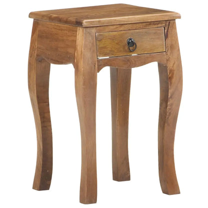 Bed Cabinet Solid Mango Wood - Living with Luxury