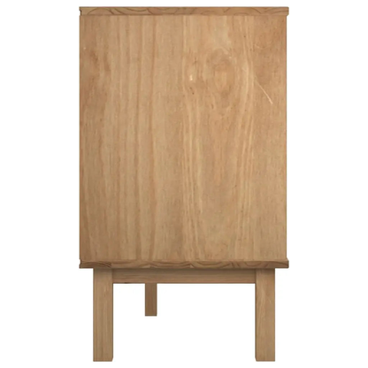 Drawer Cabinet OTTA Brown&White Solid Wood Pine - Living with Luxury