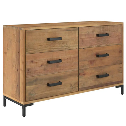 Sideboard Brown Solid Pinewood - Living with Luxury