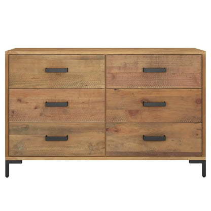 Sideboard Brown Solid Pinewood - Living with Luxury