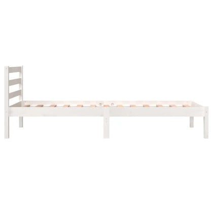 Bed Frame without Mattress White Small Single - Living with Luxury
