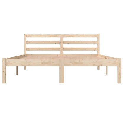 Bed Frame without Mattress Solid Wood Pine - Living with Luxury