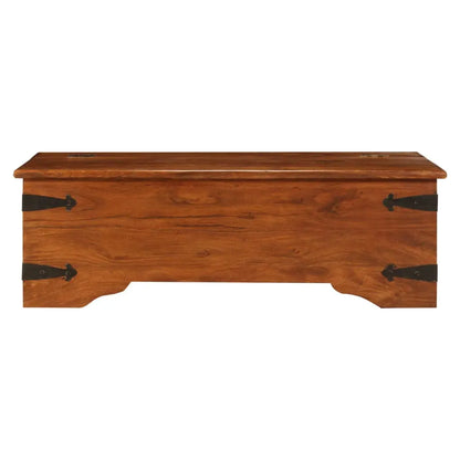 Coffee Table Solid Acacia Wood Honey Finish - Living with Luxury