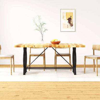 Dining Table Solid Rough Mango Wood 180 cm - Living with Luxury