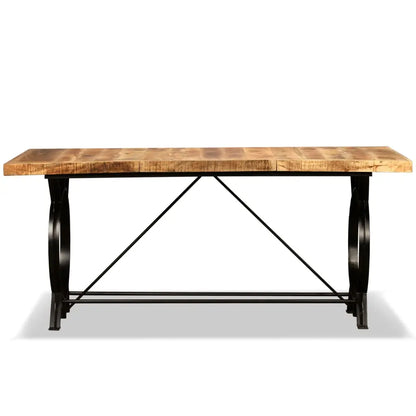Dining Table Solid Rough Mango Wood 180 cm - Living with Luxury