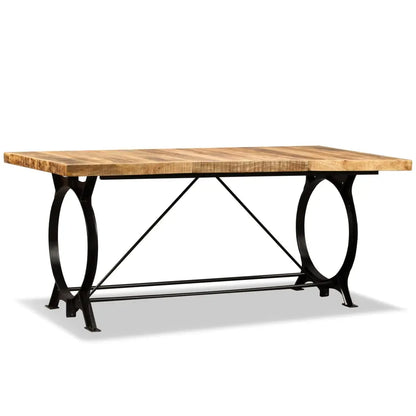 Dining Table Solid Rough Mango Wood 180 cm - Living with Luxury