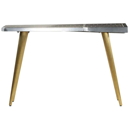 Aviator Writing Desk Vintage Aircraft Airman Style - Living with Luxury