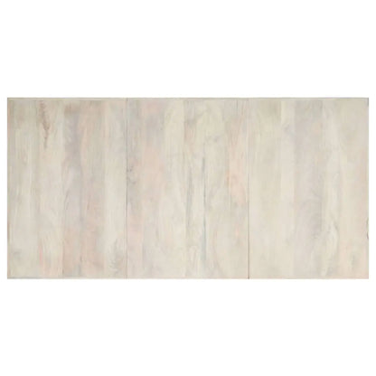 Dining Table White Solid Mango Wood - Living with Luxury