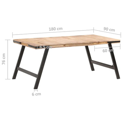 Dining Table Solid Mango Wood - Living with Luxury