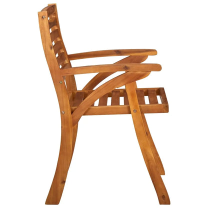 Garden Chairs 6 pcs Solid Acacia Wood - Living with Luxury