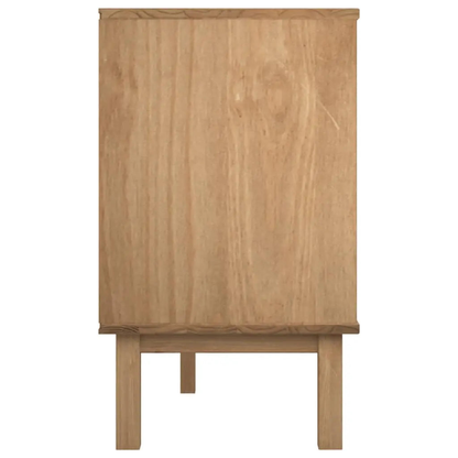 Drawer Cabinet OTTA Brown&White Solid Wood Pine - Living with Luxury