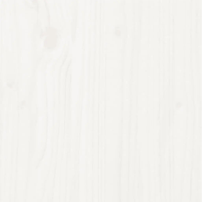 Bed Frame without Mattress White Solid Wood Pine - Living with Luxury