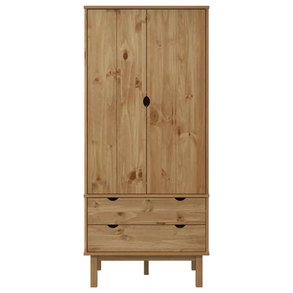 Wardrobe OTTA Solid Wood Pine - Living with Luxury