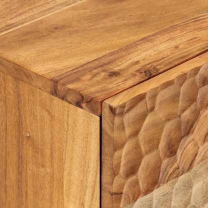 Side Cabinet Solid Wood Acacia - Living with Luxury