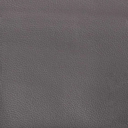 Bed Frame without Mattress Grey Faux Leather - Living with Luxury