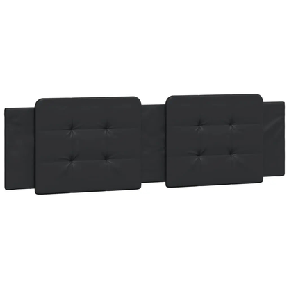 Bed Frame without Mattress Black Super King Faux Leather - Living with Luxury